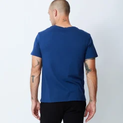 MONROW Relaxed Pocket Crew NAVYBLUE Flash Sale